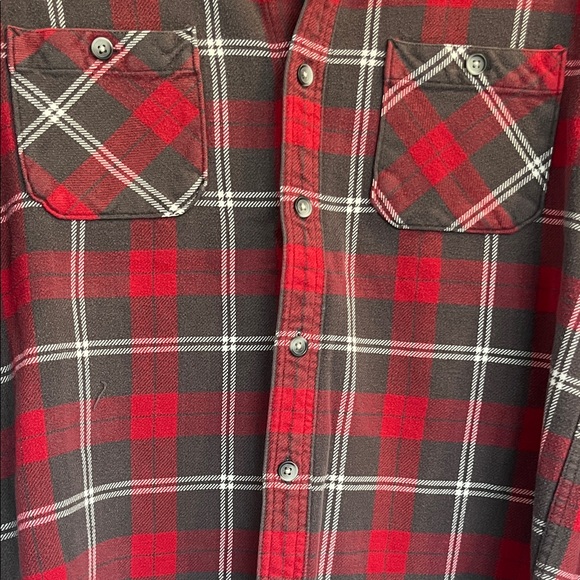 Ruff Hewn Red and Black Checkered Men's Shirt - Picture 4 of 5